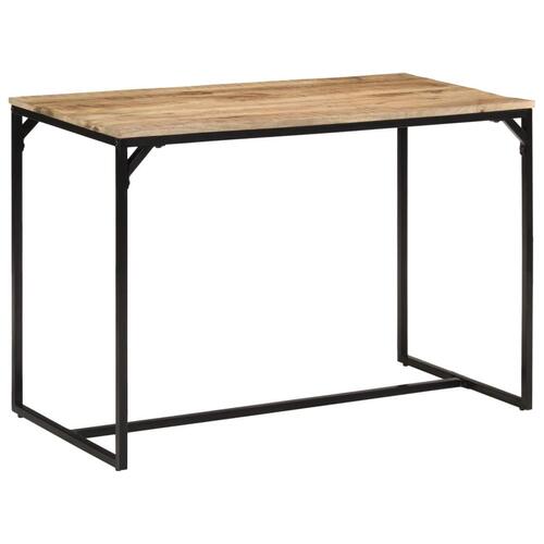 Spisebord 110x55x75 cm massivt ru mangotræ
