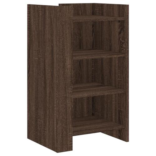 Skænk 45x35x75 cm konstrueret træ brun egetræsfarve