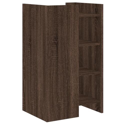 Skænk 45x35x75 cm konstrueret træ brun egetræsfarve