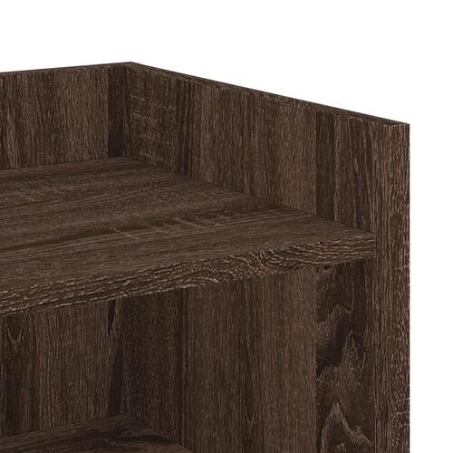 Skænk 45x35x75 cm konstrueret træ brun egetræsfarve