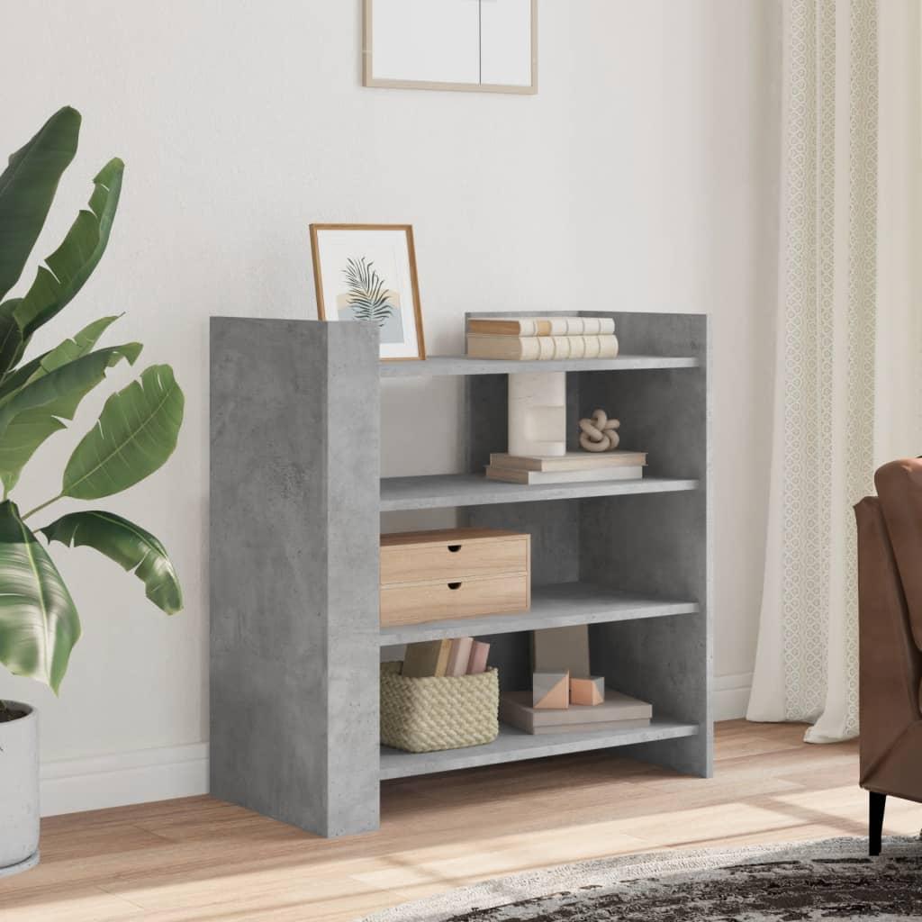 Skænk 73,5x35x75 cm konstrueret træ betongrå