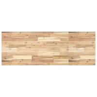 Skrivebordsplade 120x50x2 cm ubehandlet massivt akacietræ