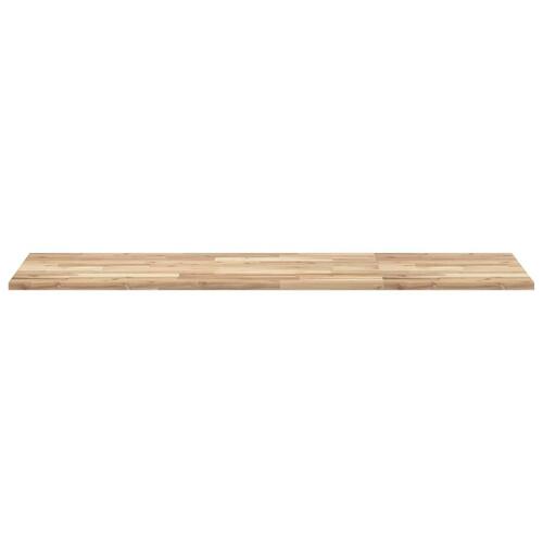 Skrivebordsplade 120x50x2 cm ubehandlet massivt akacietræ
