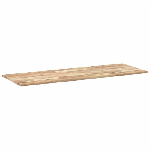 Skrivebordsplade 120x50x2 cm ubehandlet massivt akacietræ