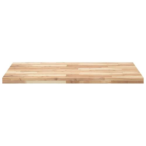 Skrivebordsplade 80x70x4 cm ubehandlet massivt akacietræ