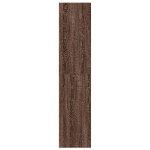 Reol 70x41x185 cm konstrueret træ brun egetræsfarve