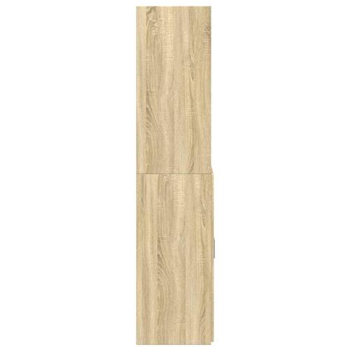 Skab 80x42,5x185 cm konstrueret træ sonoma-eg