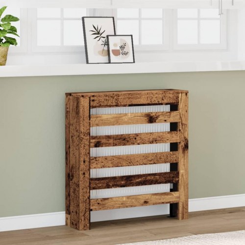 Radiatorskjuler 78 x 20 x 82 cm - antikt træ