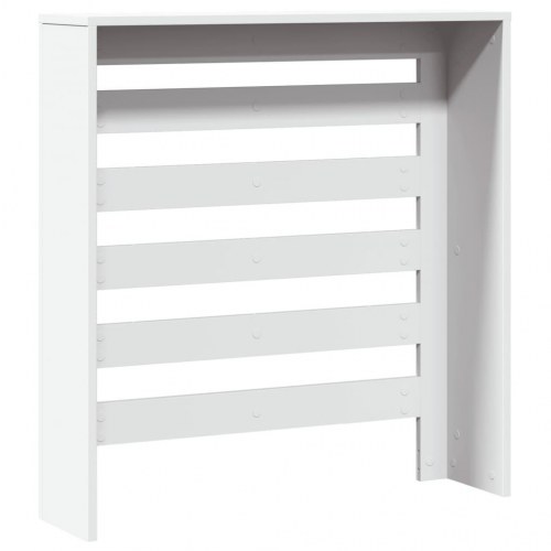 Radiatorskjuler med vandrette lameller 78 x 20 x 82 cm - hvid