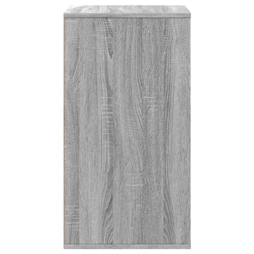 Kommode til hjørne 60x41x76 cm konstrueret træ grå sonoma-eg