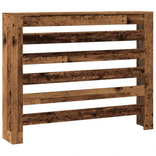 Radiatorskjuler 104x20x82 cm konstrueret træ antikt træ
