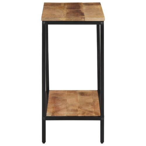 Konsolbord 70x35x70 cm massivt ru mangotræ