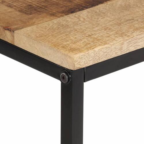 Konsolbord 70x35x70 cm massivt ru mangotræ