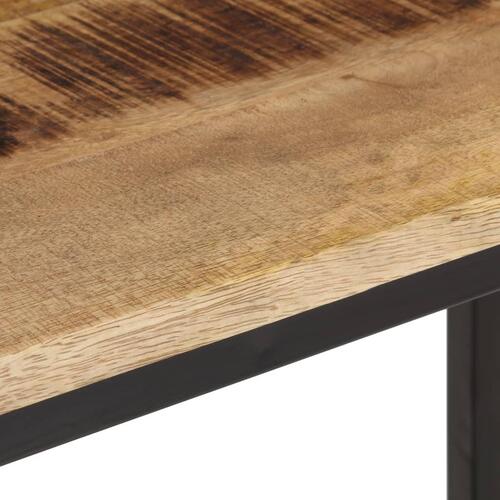 Konsolbord 70x35x70 cm massivt ru mangotræ