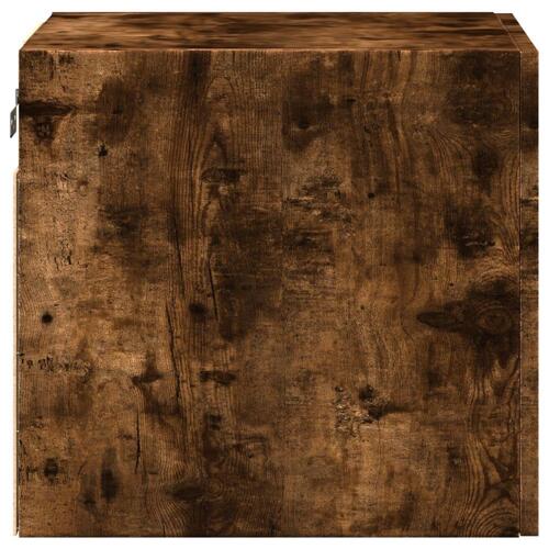 Vægskab 40x42,5x40 cm konstrueret træ røget egetræsfarve