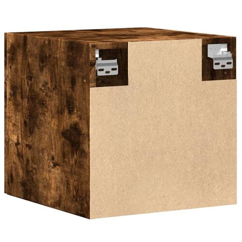 Vægskab 40x42,5x40 cm konstrueret træ røget egetræsfarve
