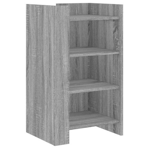 Skænk 45x35x75 cm konstrueret træ grå sonoma-eg