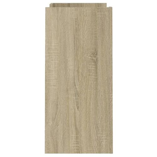 Skænk 73,5x35x75 cm konstrueret træ sonoma-eg