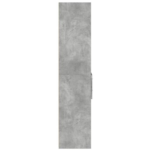 Højskab 40x42,5x185 cm konstrueret træ betongrå