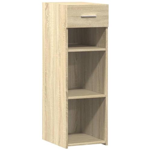 Reol 30x42,5x93 cm konstrueret træ sonoma-eg