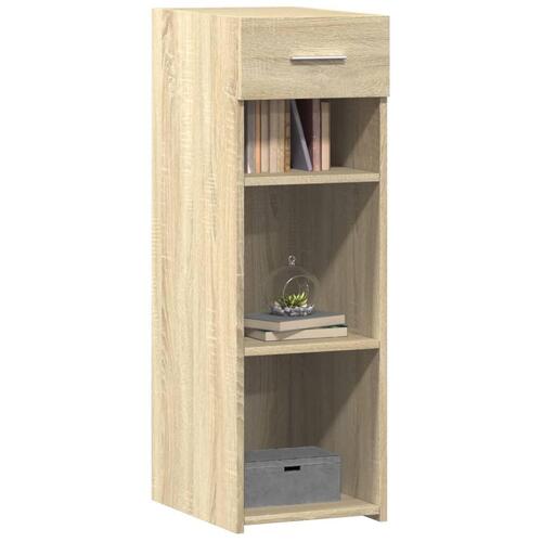 Reol 30x42,5x93 cm konstrueret træ sonoma-eg