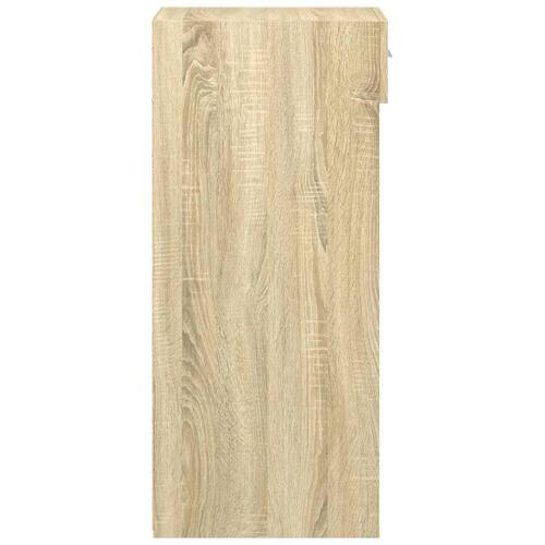 Reol 30x42,5x93 cm konstrueret træ sonoma-eg