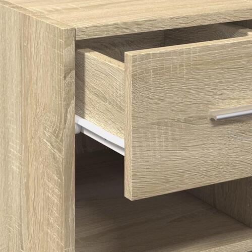 Reol 30x42,5x93 cm konstrueret træ sonoma-eg