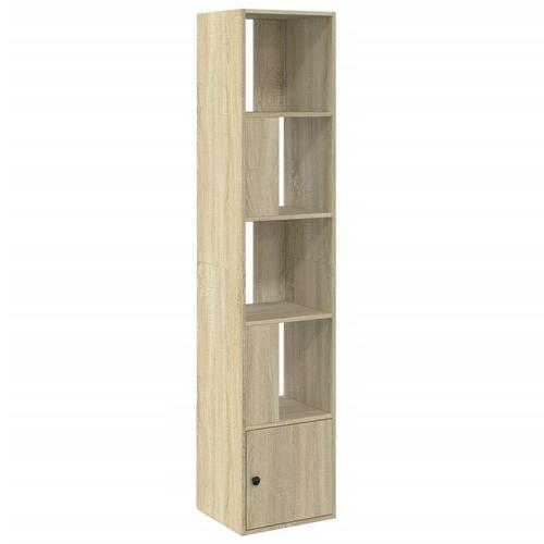 Bogreol 40x36x189 cm konstrueret træ sonoma-eg