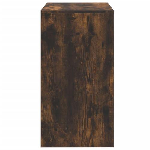 Kosmetikbord med skammel 60x40x113,5 cm røget egetræsfarve