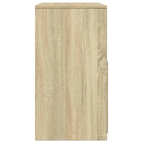 Kosmetikbord med skammel 60x40x113,5 cm sonoma-eg