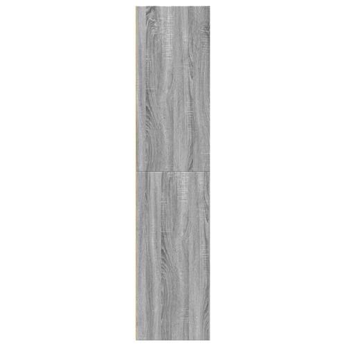 Reol 70x41x185 cm konstrueret træ grå sonoma-eg