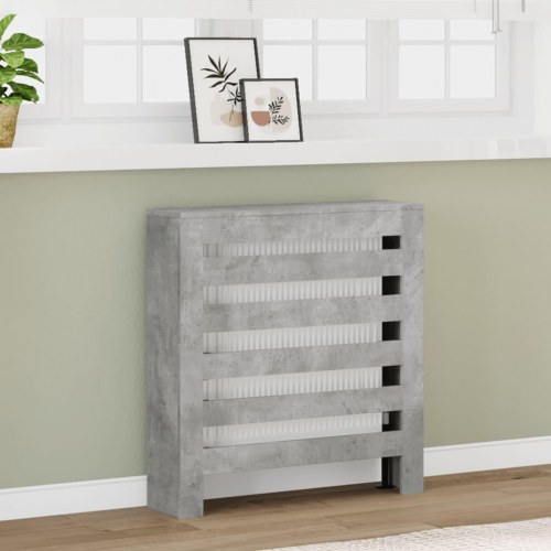Radiatorskjuler 78 x 20 x 82 cm - betongrå