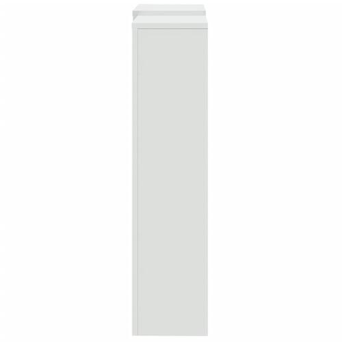 Radiatorskjuler 205x21,5x83,5 cm konstrueret træ hvid