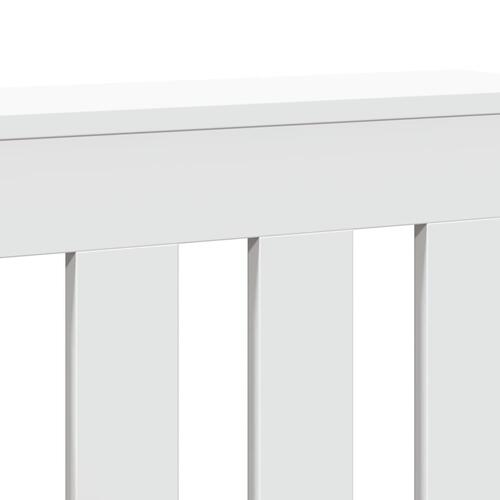 Radiatorskjuler 205x21,5x83,5 cm konstrueret træ hvid