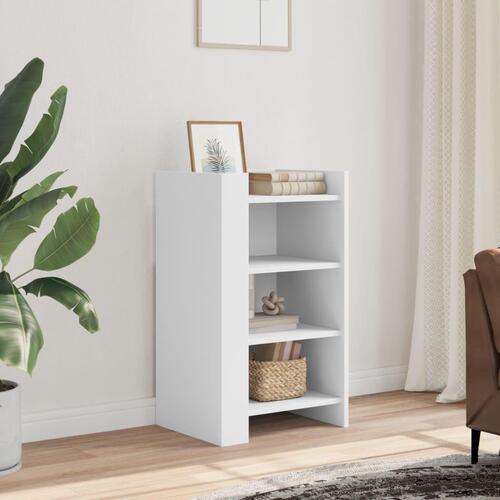Skænk 45x35x75 cm konstrueret træ hvid