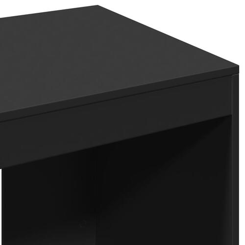 Skrivebord 103,5x56,5x94 cm konstrueret træ sort