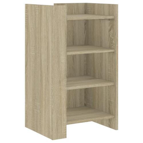 Skænk 45x35x75 cm konstrueret træ sonoma-eg
