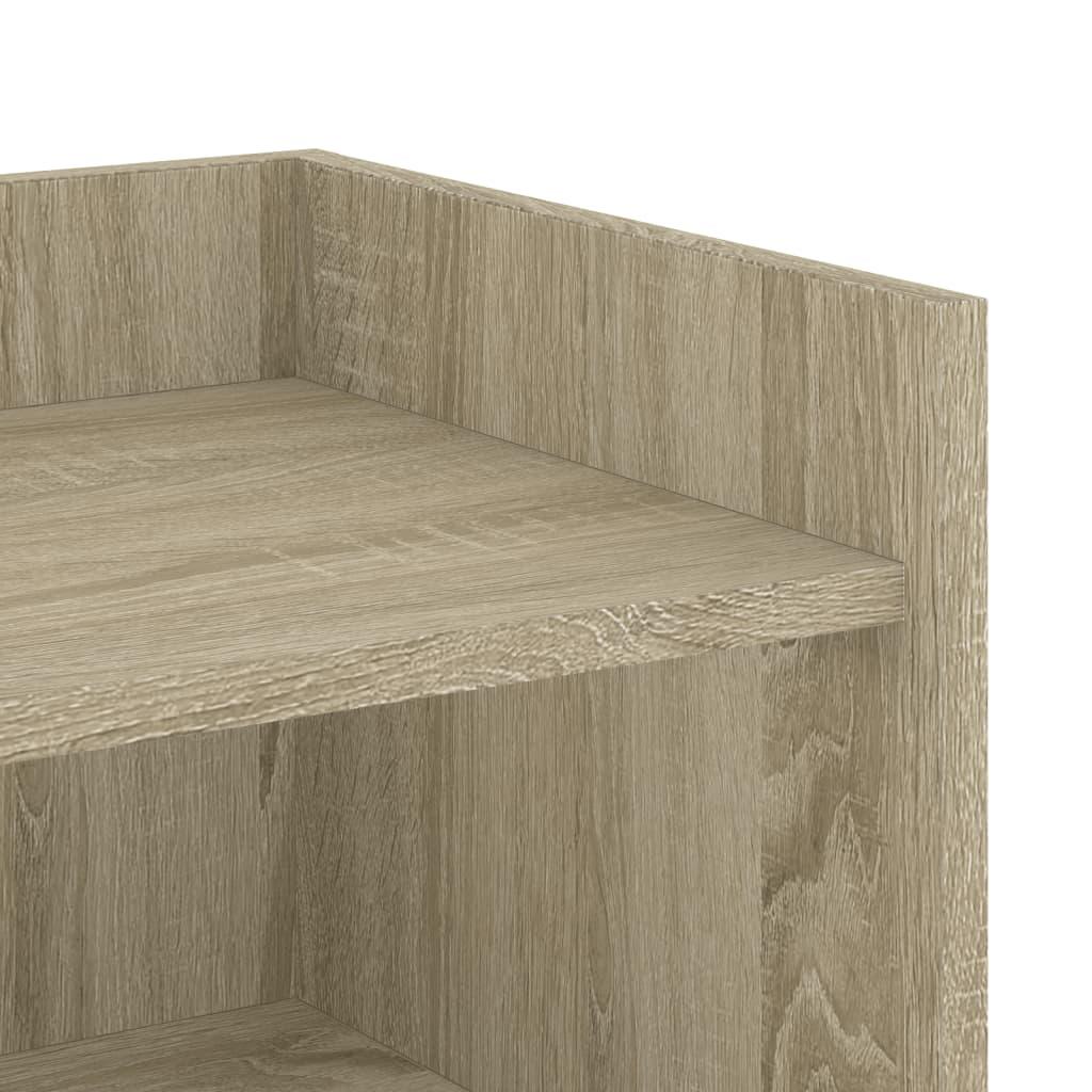 Skænk 45x35x75 cm konstrueret træ sonoma-eg