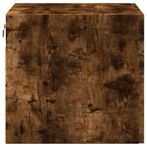 Vægskab 45x42,5x40 cm konstrueret træ røget egetræsfarve