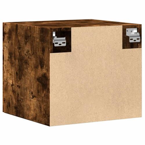 Vægskab 45x42,5x40 cm konstrueret træ røget egetræsfarve