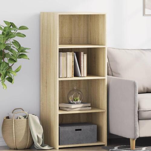 Reol 50x41x124 cm konstrueret træ sonoma-eg