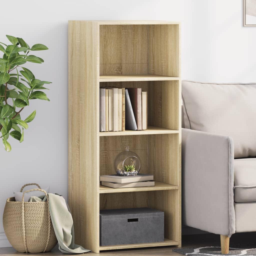 Reol 50x41x124 cm konstrueret træ sonoma-eg