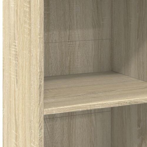 Reol 50x41x124 cm konstrueret træ sonoma-eg