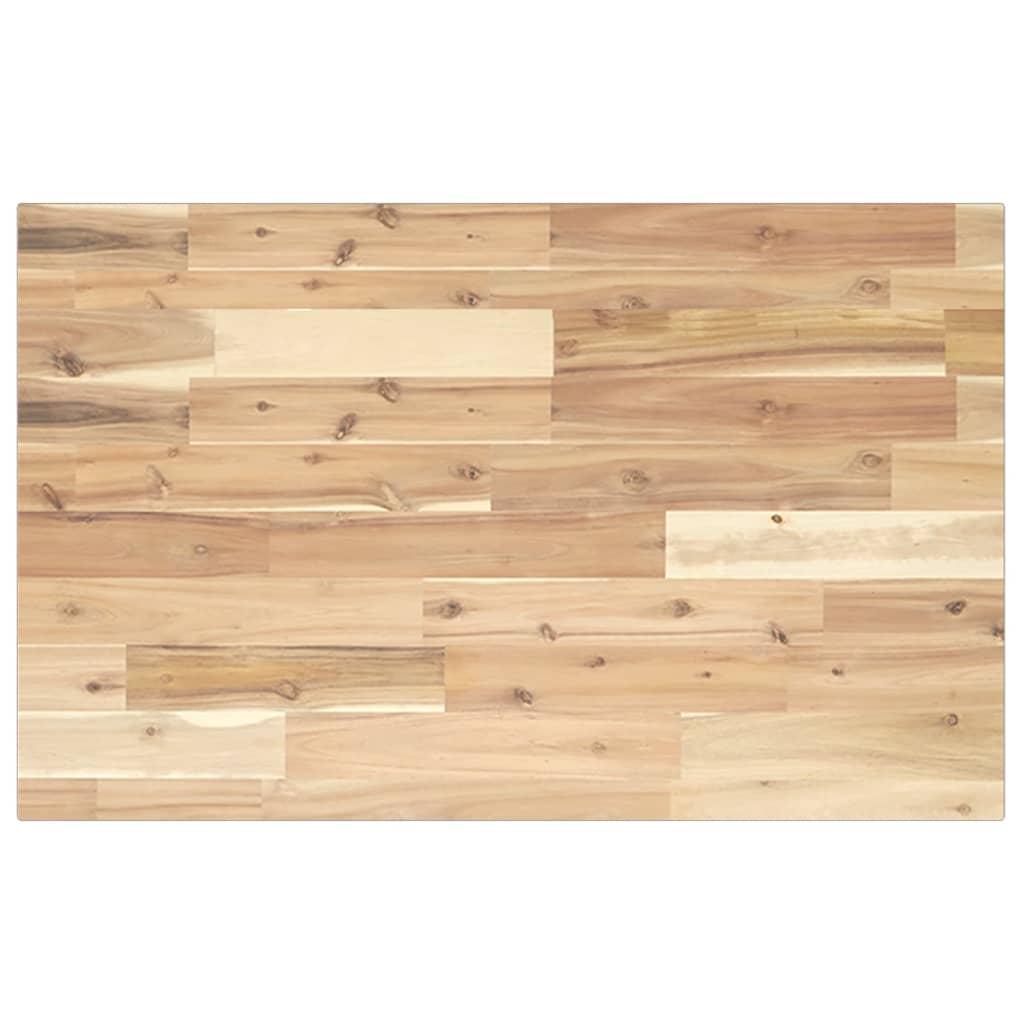 Bordplade til toiletbord 60×50×2 cm - ubehandlet massivt akacietræ billede