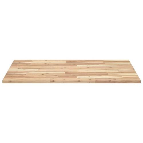 Skrivebordsplade 100x80x2 cm ubehandlet massivt akacietræ