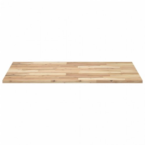 Skrivebordsplade 100x70x2 cm ubehandlet massivt akacietræ