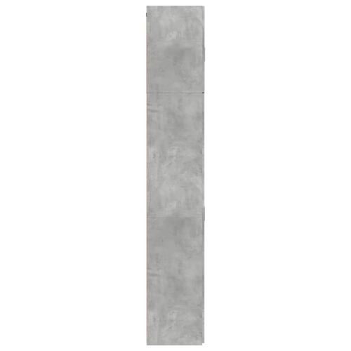Skab 80x42,5x249 cm konstrueret træ betongrå