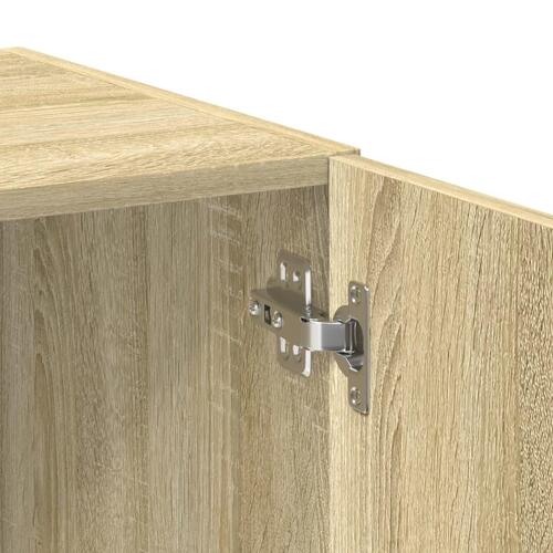 Skab 80x42,5x249 cm konstrueret træ sonoma-eg