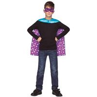 Kostume til børn Blå Stjerner Superhelt 3-6 år