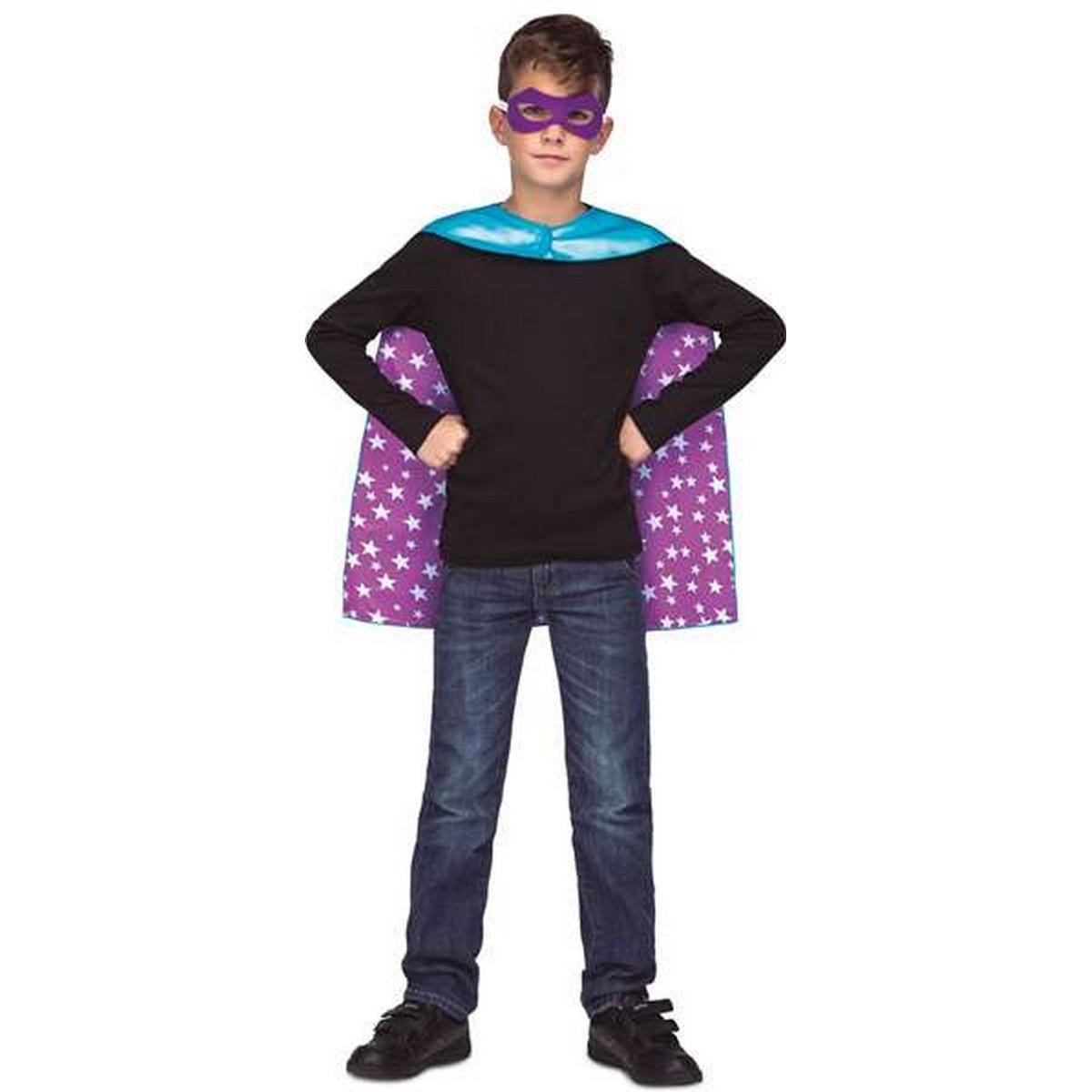 Kostume til børn Blå Stjerner Superhelt 3-6 år